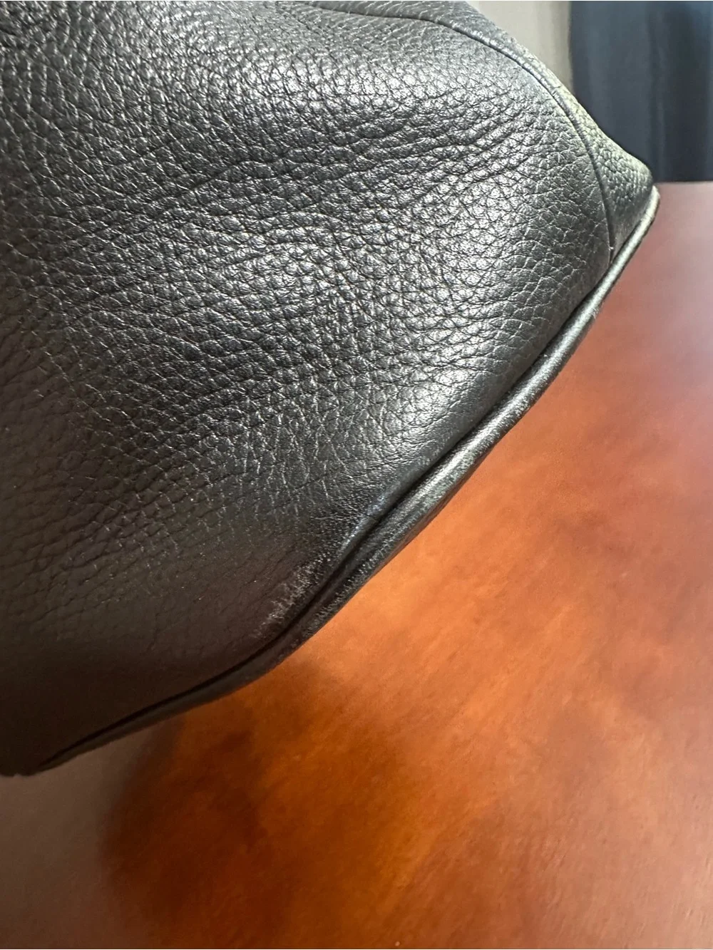 Barneys New York Black Leather Satchel